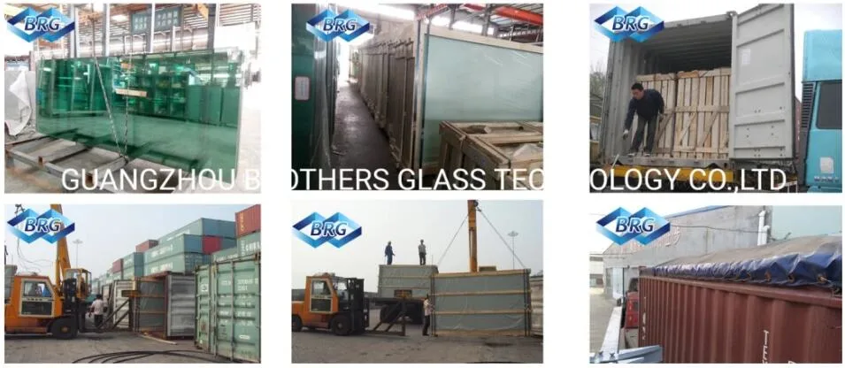 Custom Made Sound Proof Anti-Ultraviolet Clear Tinted Reflective Tempered Low-E Insulated Glass for Window Door