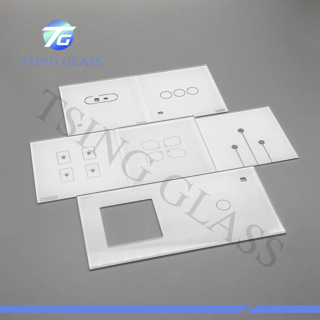 Silk Screen/3D Printing Glass/Tempered Glass for Electric Appliance/Elevator/Equipment/Switch Panel/Decoration with All Colors and CCC Certificate